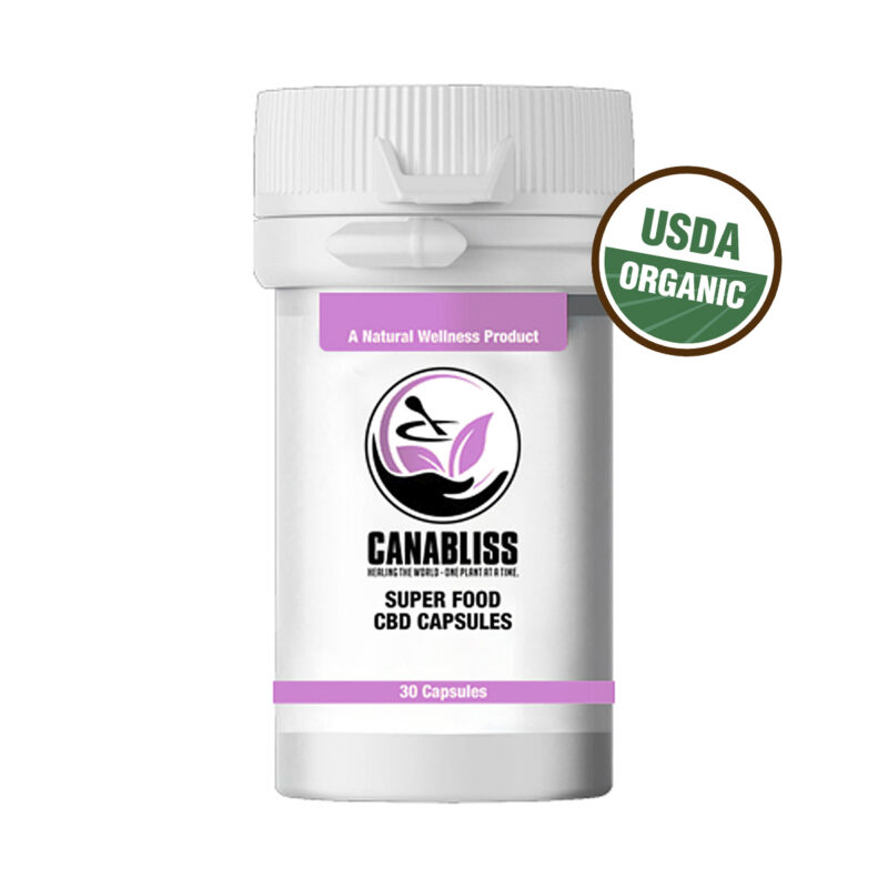 Super Food CBD Capsules (with Spirulina Powder)