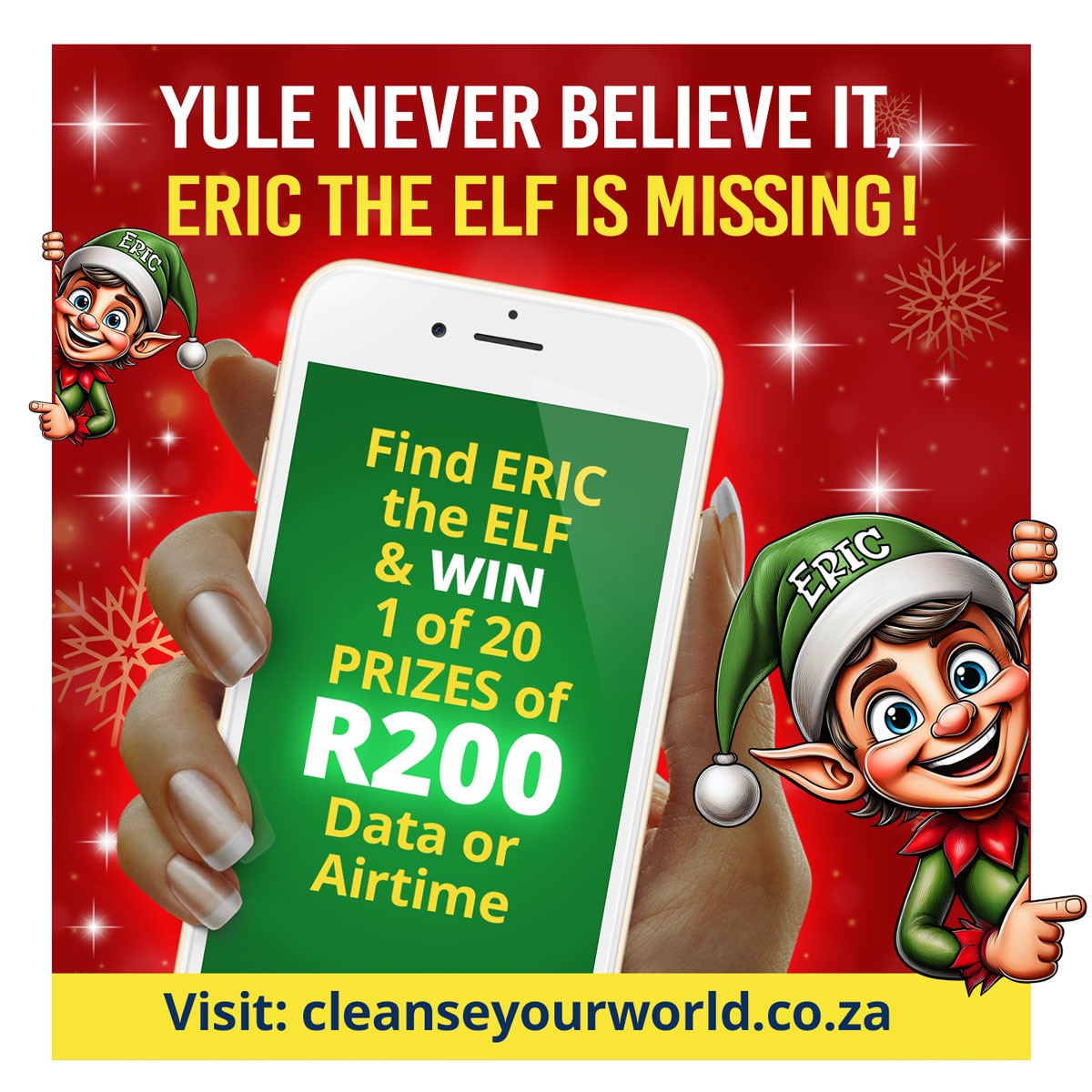 Eric the Elf and Win Comp Square